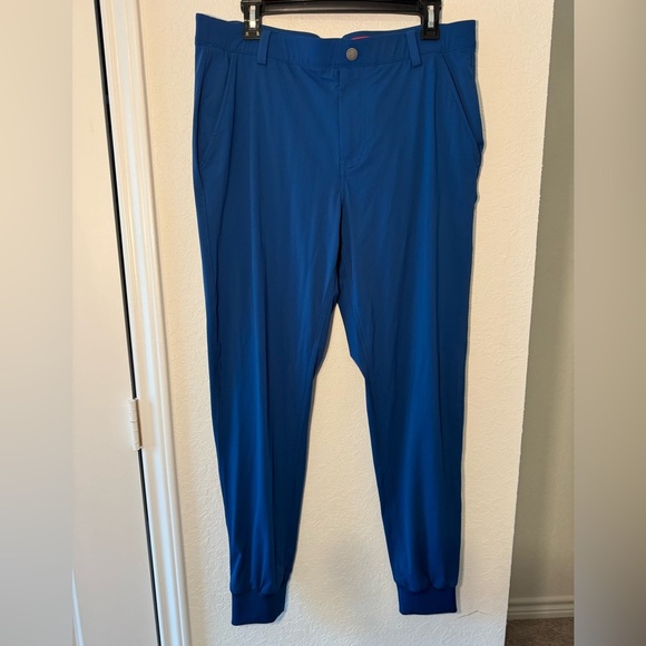 Redvanly Halliday Pull On Golf Jogger In Limoges Blue Mens Size Large - Picture 2 of 8